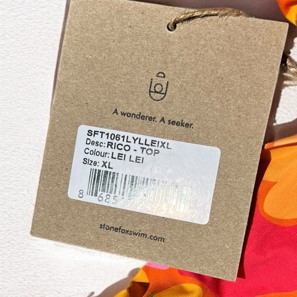 🌻NEW w.tags! Stone Fox Swim Lei Lei Bikini Set Size XL - Picture 8 of 15